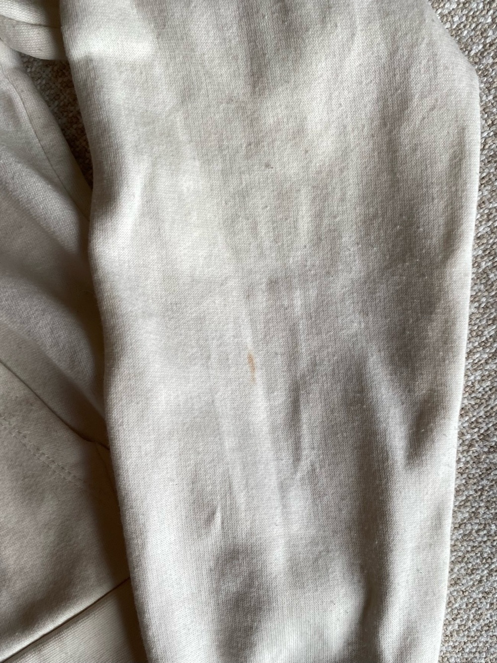 H&M Divided Off-White Fleece-Lined Zip Hoodie - Picture 4 of 4